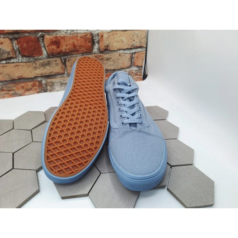 Vans Old Skool Pastel Mono Dusty Blue Monochromatic Light Unc‎ Knu Men Sz 8